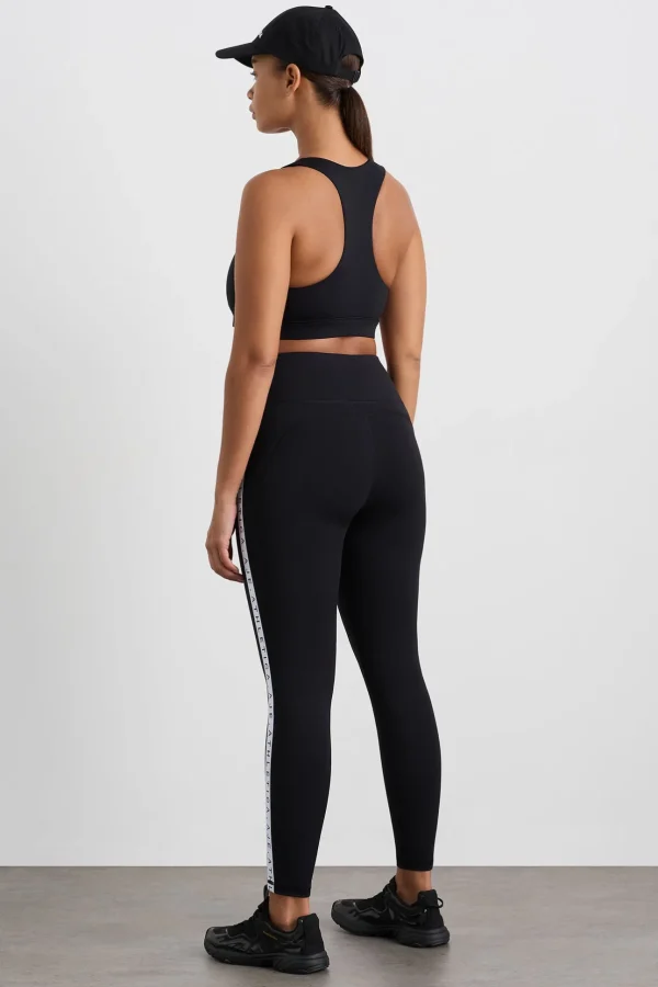 Zip Front Logo Mesh Bra 329