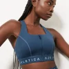 Zip Front Logotape Sports Bra 319