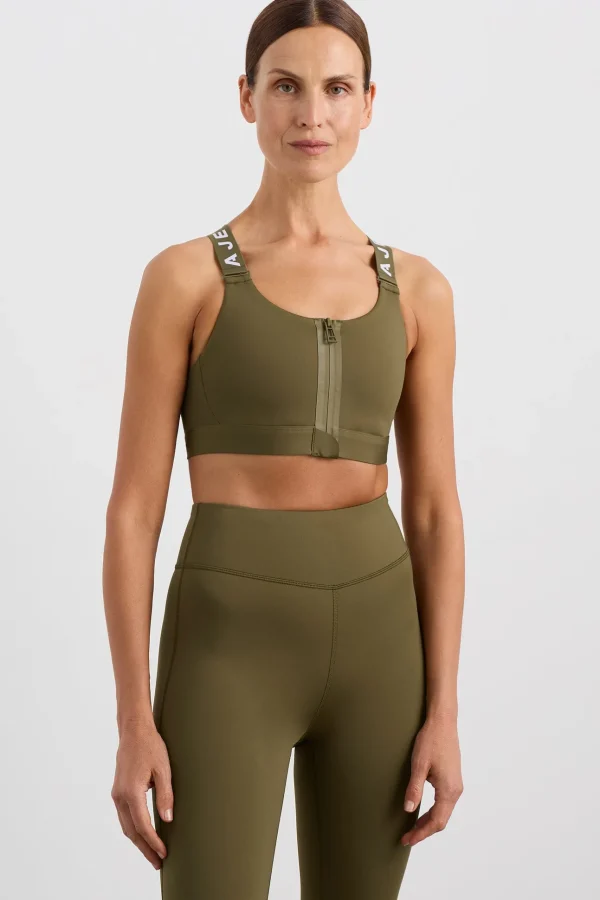 Zip Front Sports Bra 304