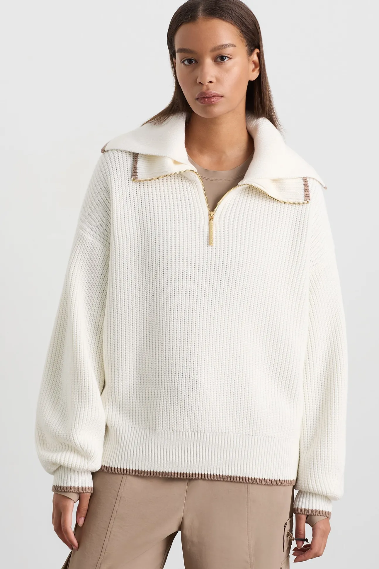 zip_ribbed_knit_jumper__0.webp 1/4 Zip Ribbed Knit Jumper 431