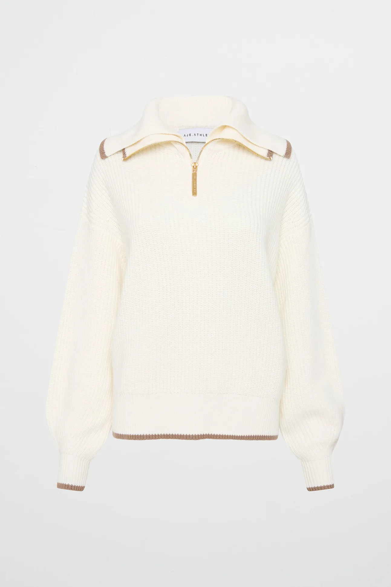 zip_ribbed_knit_jumper__1.webp 1/4 Zip Ribbed Knit Jumper 431